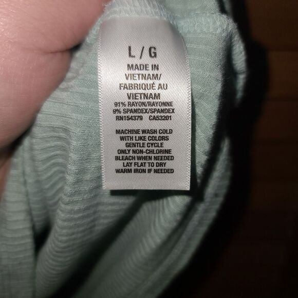 Aeropostale Lace Up Ribbed Tank Size L - Picture 3 of 6